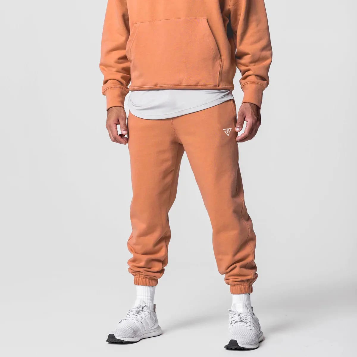 Ensemble complet en coton, sweat à capuche et pantalon de jogging avec poche kangourou